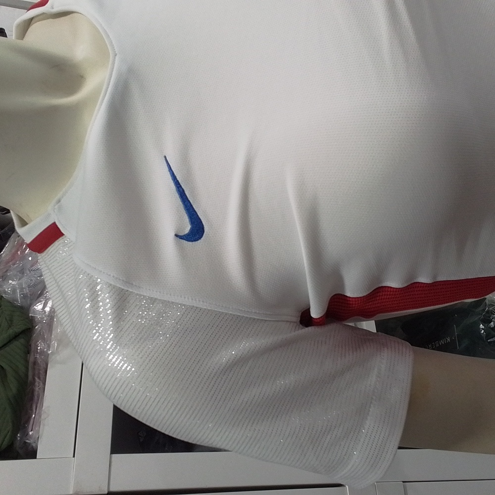 Nike USA White Short Sleeve Soccer Tee with Blue Accents - Picture 6 of 15